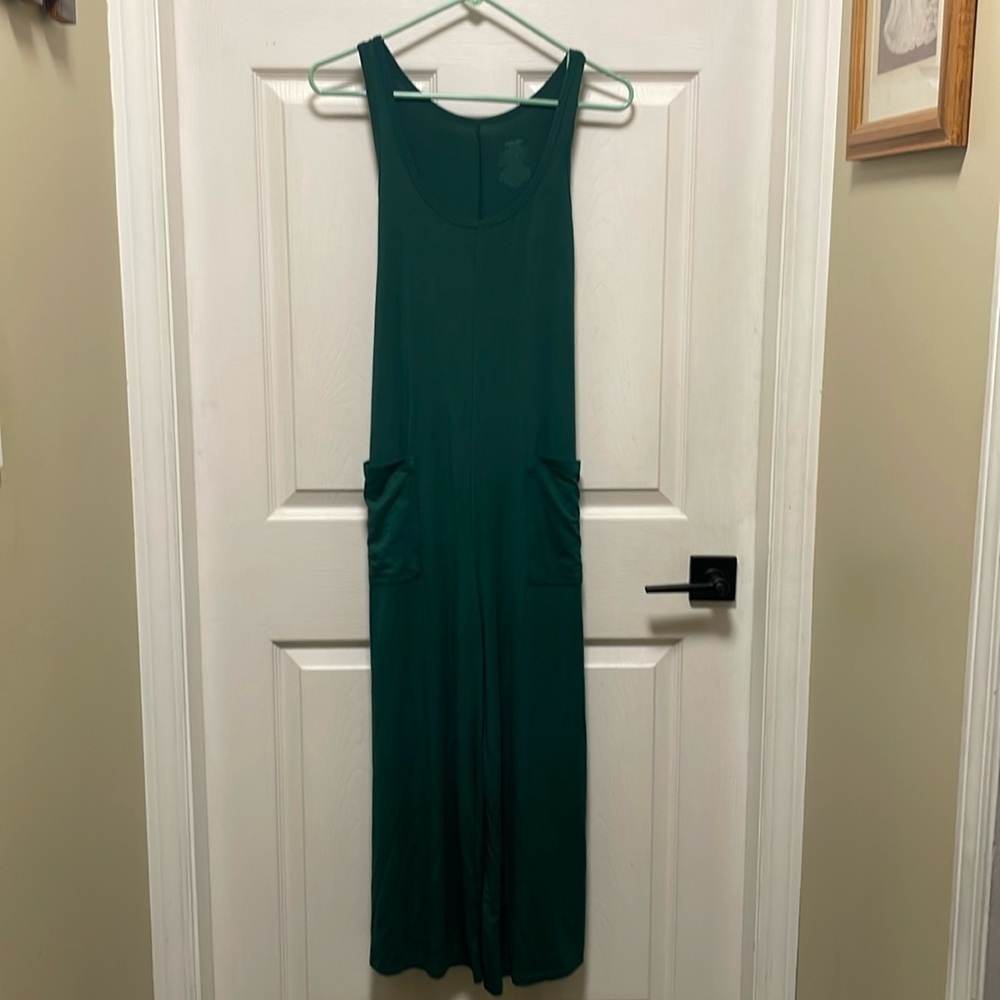 MeUndies | Forest Green | Sleeveless | Wide Leg |PullOn |Romper/Jumpsuit |Size S